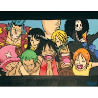 a group of characters from one piece