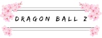 dragon ball 2 logo with pink flowers