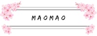 a white background with pink flowers and the word maom
